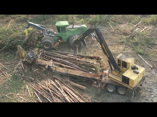 Logging From A Birds Eye View, Thinning Tract Almost Complete