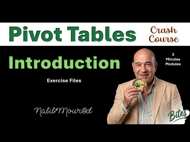 Pivot Tables Crash Course Introduction - Excel Bites