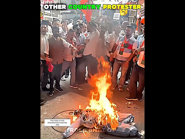 Others Countries Protests Vs Last One 💀 #trollface #edit