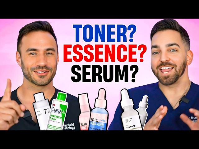 ¿QUÉ ES UN TÓNICO, ESENCIA Y SÉRUM? ¿Cuáles necesitas y cómo aplicarlos? | Dermatólogo explica