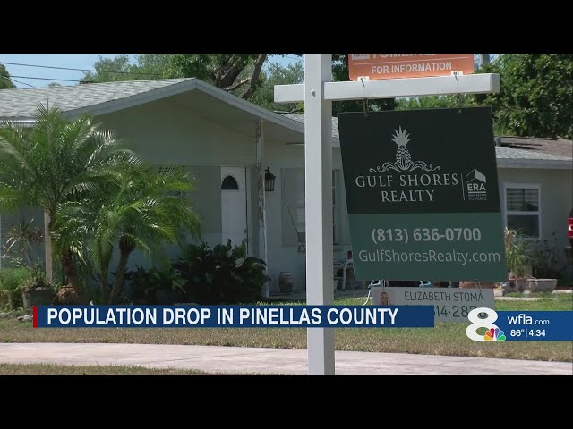 El condado de Pinellas registra la segunda mayor disminución de población en EE. UU.: datos del c...