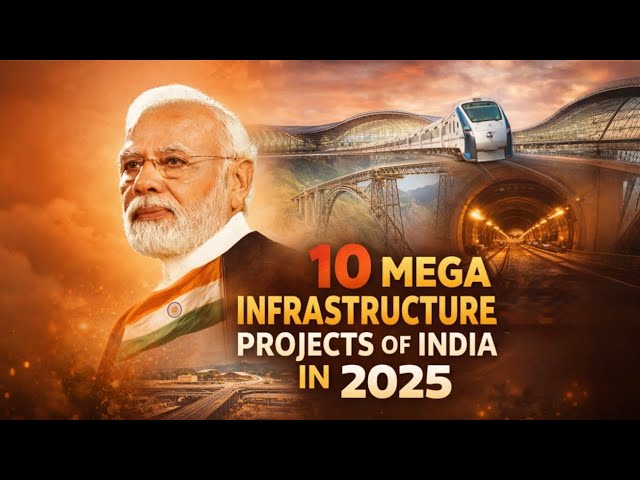 10 MEGA INFRASTRUCTURE PROJECTS OF INDIA IN 2025