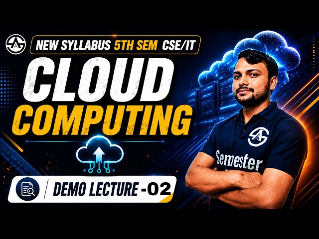 Cloud Computing | DEMO LECTURE -02  | 5th Semester CSE/IT-- 2026 | by Vikas Sir