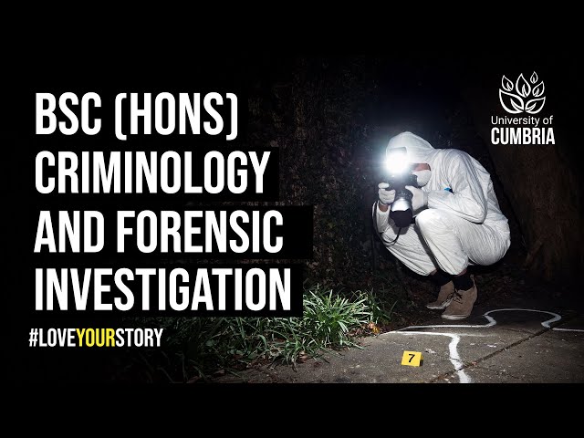 BSc (Hons) Criminology and Forensic Investigation | University of Cumbria