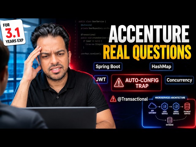 Cracking Accenture: Real Spring Boot Interview Questions & Answers
