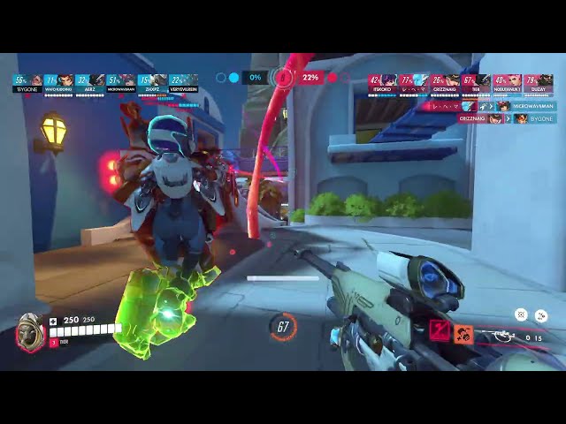 Overwatch 6v6 Dynamic Queue | Ana Gameplay | Ilios