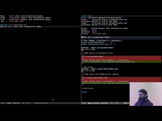 Emacs quick demo: git commit fixup with Magit