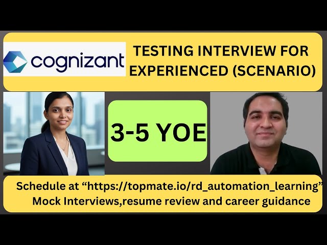 Manual Testing Interview Questions and Answers| Manual Testing Mock Interview for Experienced