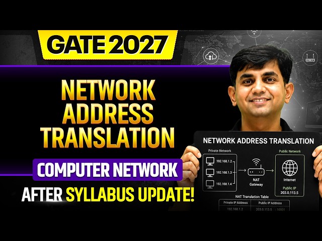 [After Syllabus Update!] Network Address Translation | Computer Network | GATE 2027