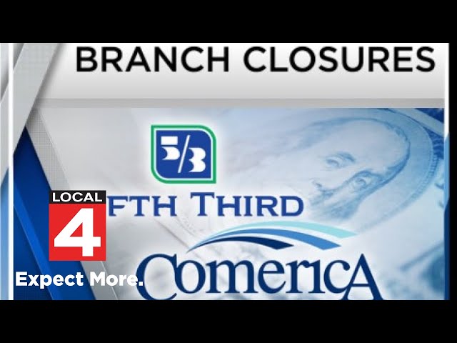 Fifth Third Bank to close 75 Michigan branches, including former Comerica locations