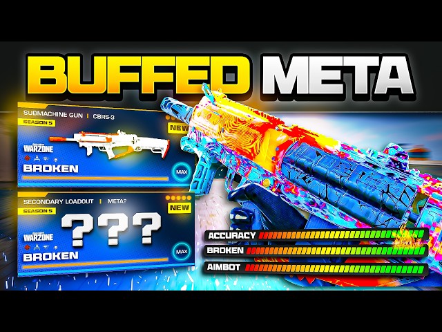 the BEST *BROKEN* META LOADOUT in Warzone after the NEW UPDATE! (BUFFED CBRS Setup)