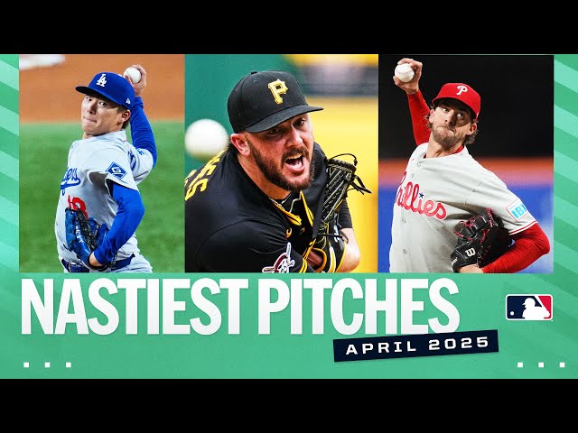 The NASTIEST pitches of March/April 2025! (Feat. Yoshinobu Yamamoto, Paul Skenes AND MORE!)