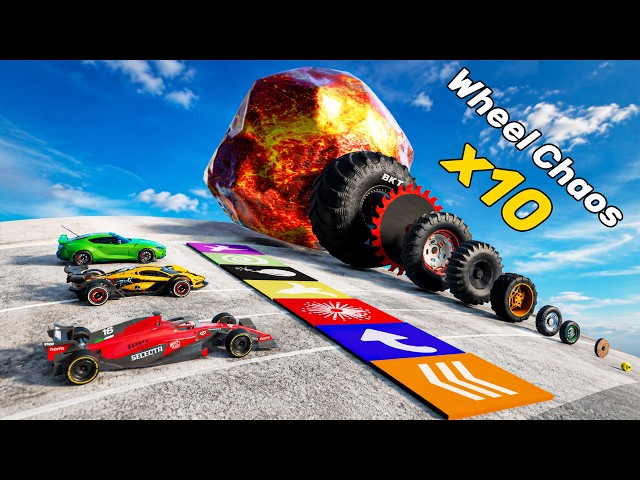 Wheels vs Chaos Pads #3 - Beamng drive