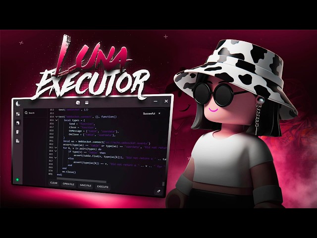 Roblox Executor LUNA | Free OP Exploit Web Working PC [100% UNC]