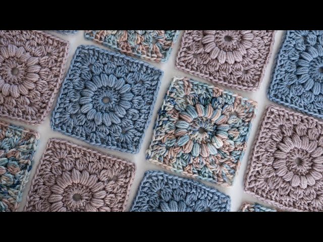 How to Crochet PERFECT Sunburst Granny Squares!