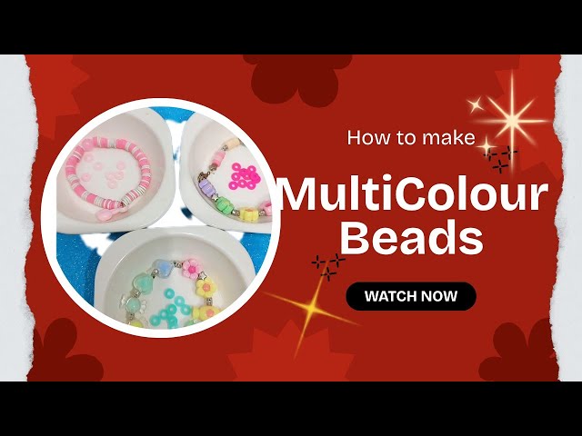 How to Make a Multicolour Bracelet🌈 | Easy DIY Bracelet Making For Beginners | Step-by-Step Tutorial