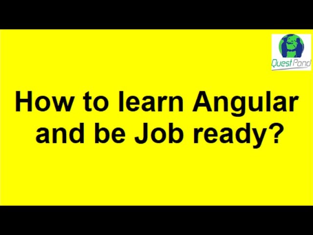 Learn Angular | Become Angular Professionals | Angular Job | Angular Projects | Angular Course