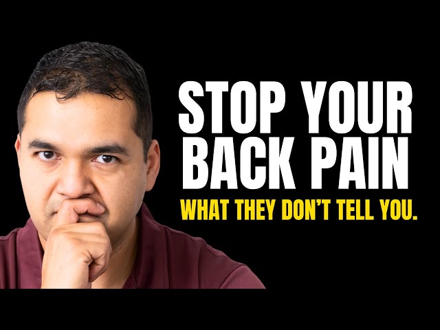 I'm Serious, 99% of Back Pain is Caused By THIS.
