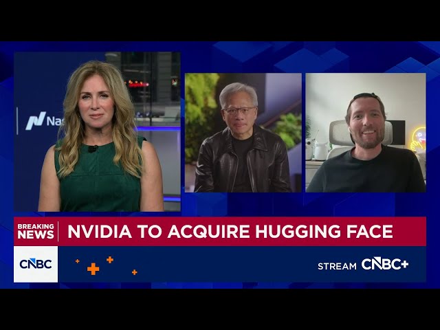 Nvidia CEO Jensen Huang on Hugging Face deal: Open models matter greatly to our company