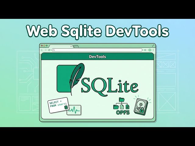 Web Sqlite DevTools