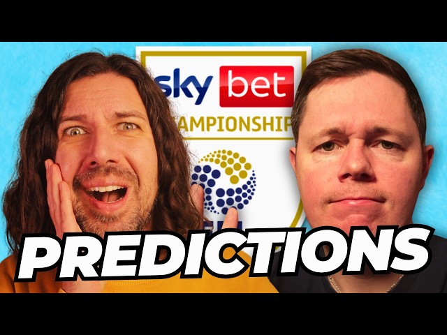 Championship SCORE PREDICTIONS - Round 4