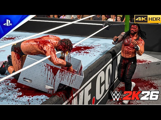 WWE 2K26 - Roman Reigns vs. LA Knight - World Heavyweight Title Match: MITB | PS5™ Pro [4K HDR]
