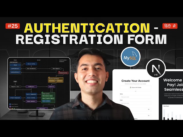 Auto-Login After Registration! 🔑 Session Management & Cookies for Job Portal App | NEXT.js & MySQL