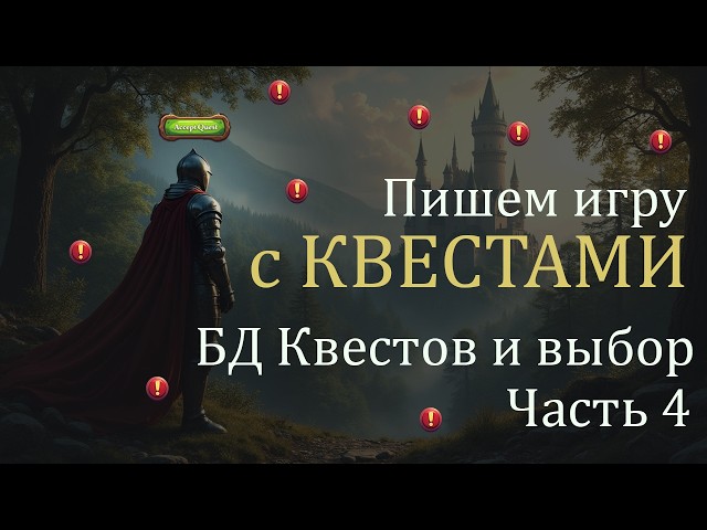 Пишем первый квест. 4 Часть. Прописываем квесты и случайный выбор из списка (лайт)