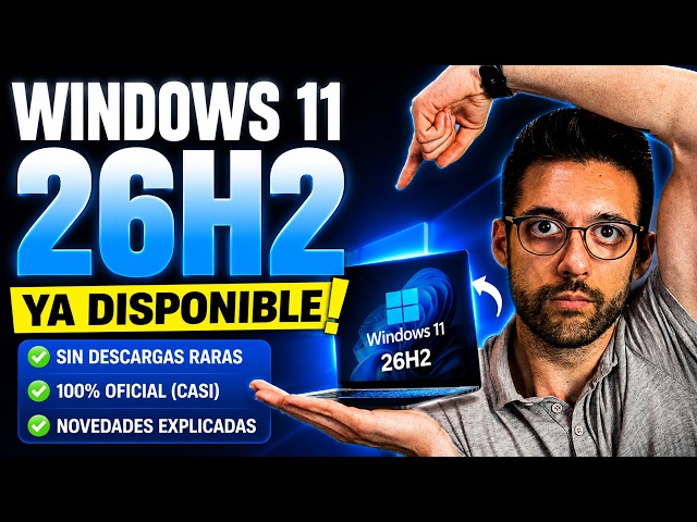 👨‍💻 You can now install the official Windows 11 26H2 without an ISO.