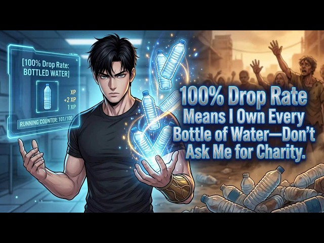 100% Drop Rate Means I Own Every Bottle of Water—Don’t Ask Me for Charity.