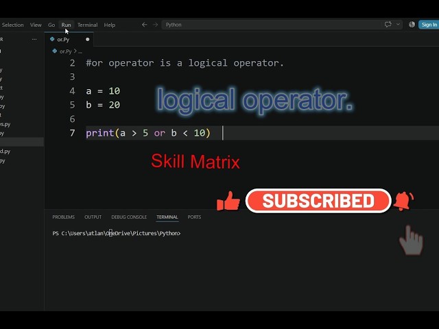 Python Logical Operators in 30 Seconds!