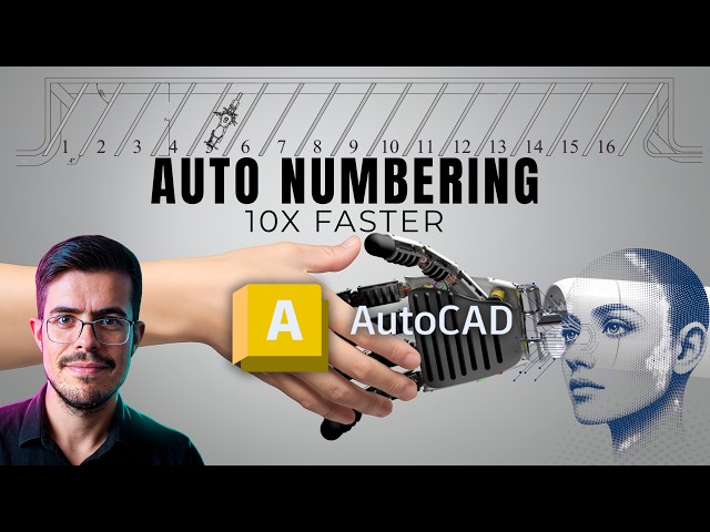 How to Use AI to Auto Number in AutoCAD (AutoLISP Secret)