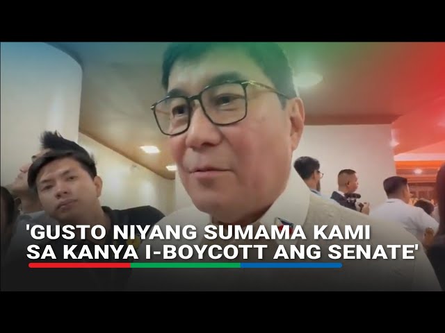 Raffy Tulfo claims Cayetano urged minority senators to 'boycott' Senate | ABS-CBN News