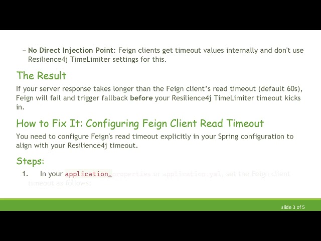 Configuring readTimeout in Spring Cloud OpenFeign with Resilience4j