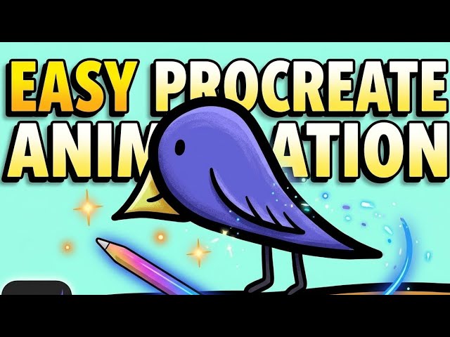 How to Animate a Flying Bird in Procreate | Easy Beginner Tutorial
