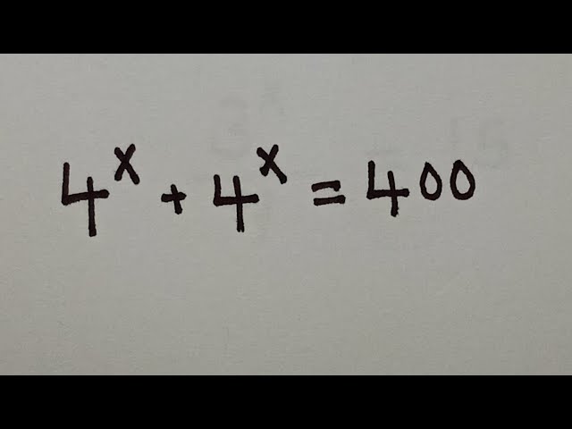 Amazing Exponential USA Olympiad: find x!