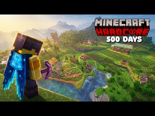 I Survived 500 Days In Hardcore Minecraft (Full Movie)