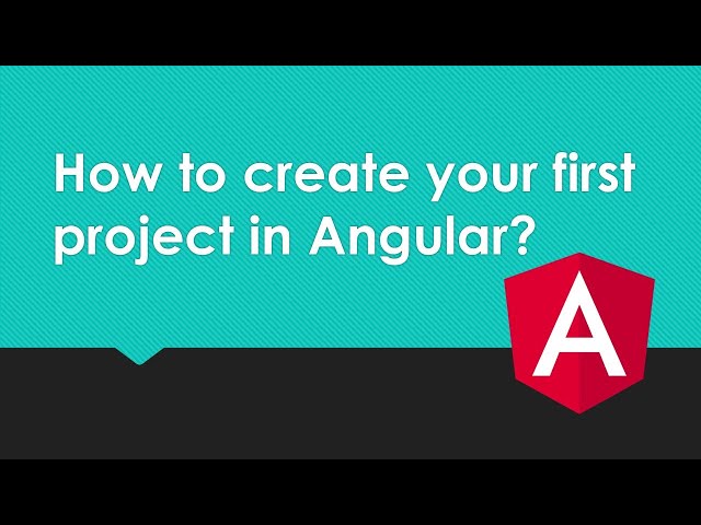 How to Create an Angular Project in Visual Studio Code