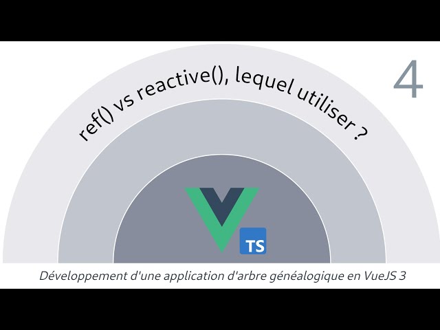 ref() vs reactive(), lequel utiliser ? —  Développement d'une application en VueJS 3