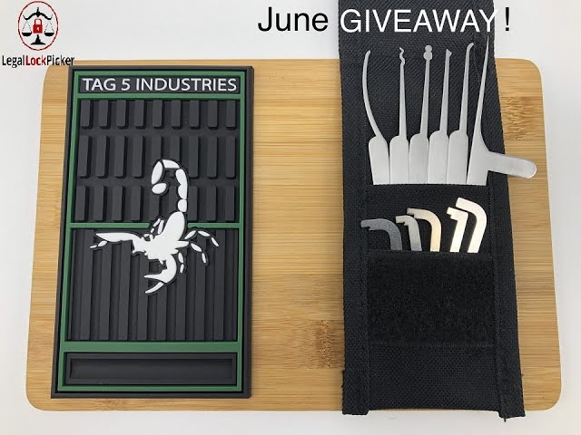 Tag5 Industries lock pick set review & giveaway!