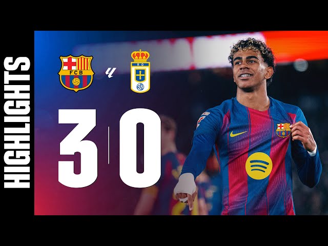 FC BARCELONA 3 vs 0 REAL OVIEDO | LA LIGA 2025/26 JORNADA 21 🔵🔴