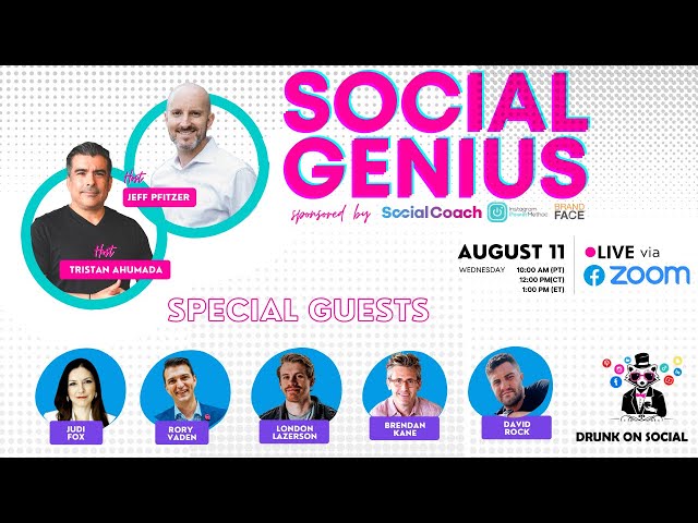 Social Genius 1 Full Video - Drunk on Social's First Virtual Live Event