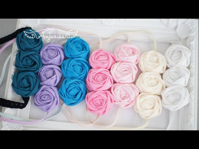 Fabric Rosette Tutorial | DIY Fabric Rosette | Fabric Rosettes