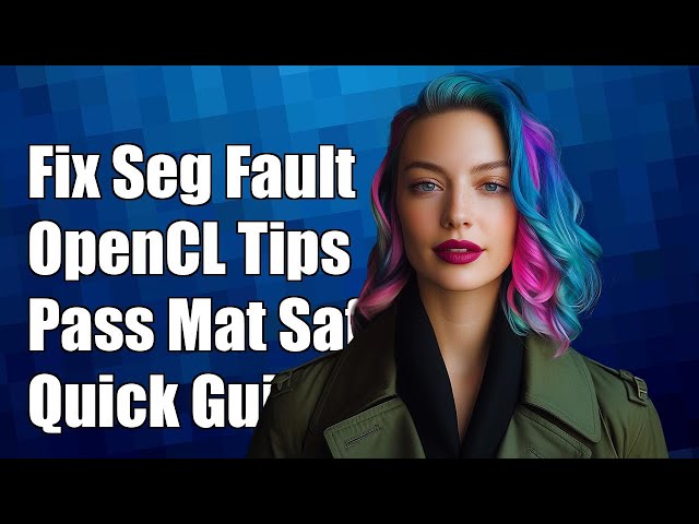 Fixing Segmentation Fault When Passing Mat to OpenCL Kernels: A Guide