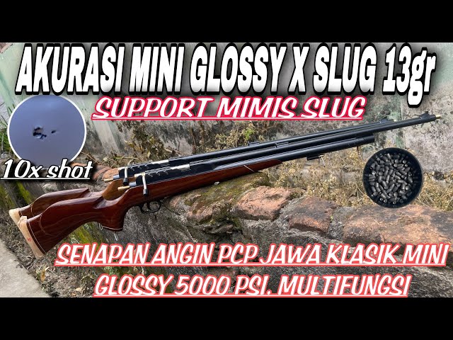 ACCURACY MINI GLOSSY X SLUG 13gr‼️CLASSIC JAVA PCP AIR RIFLE MINI GLOSSY 5000 PSI. MULTIFUNCTIONAL