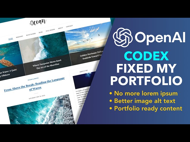 My Codex Workflow for Website Content and Accessibility Updates