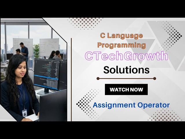 Assignment Operator C Language Program for beginner | program for Assignment Operation in C language