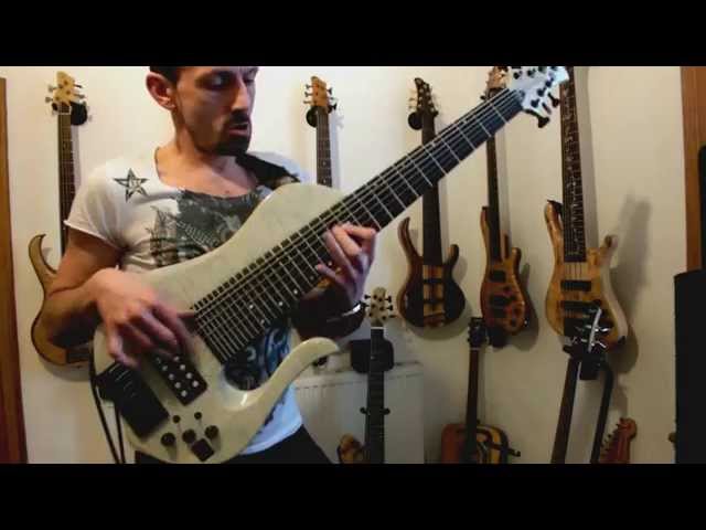 RMI Ramsay Musical Instruments Aurora XRB7 - 7 String Bass groove and solo by Bren Travis