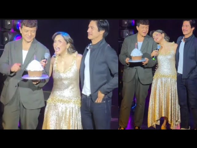 JANINE GUTIERREZ APOYANDO A JERICHO ROSALES EN EL CONCIERTO ESPECIAL DE CUMPLEAÑOS DE AGOT ISIDRO...