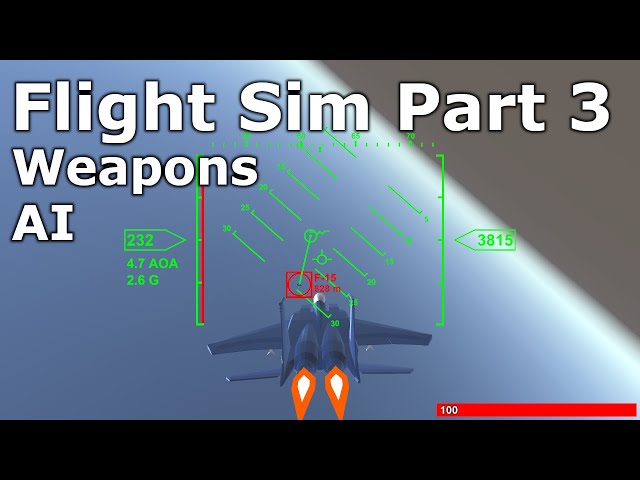 Flight Simulator in Unity3D: Weapons and AI (Part 3)